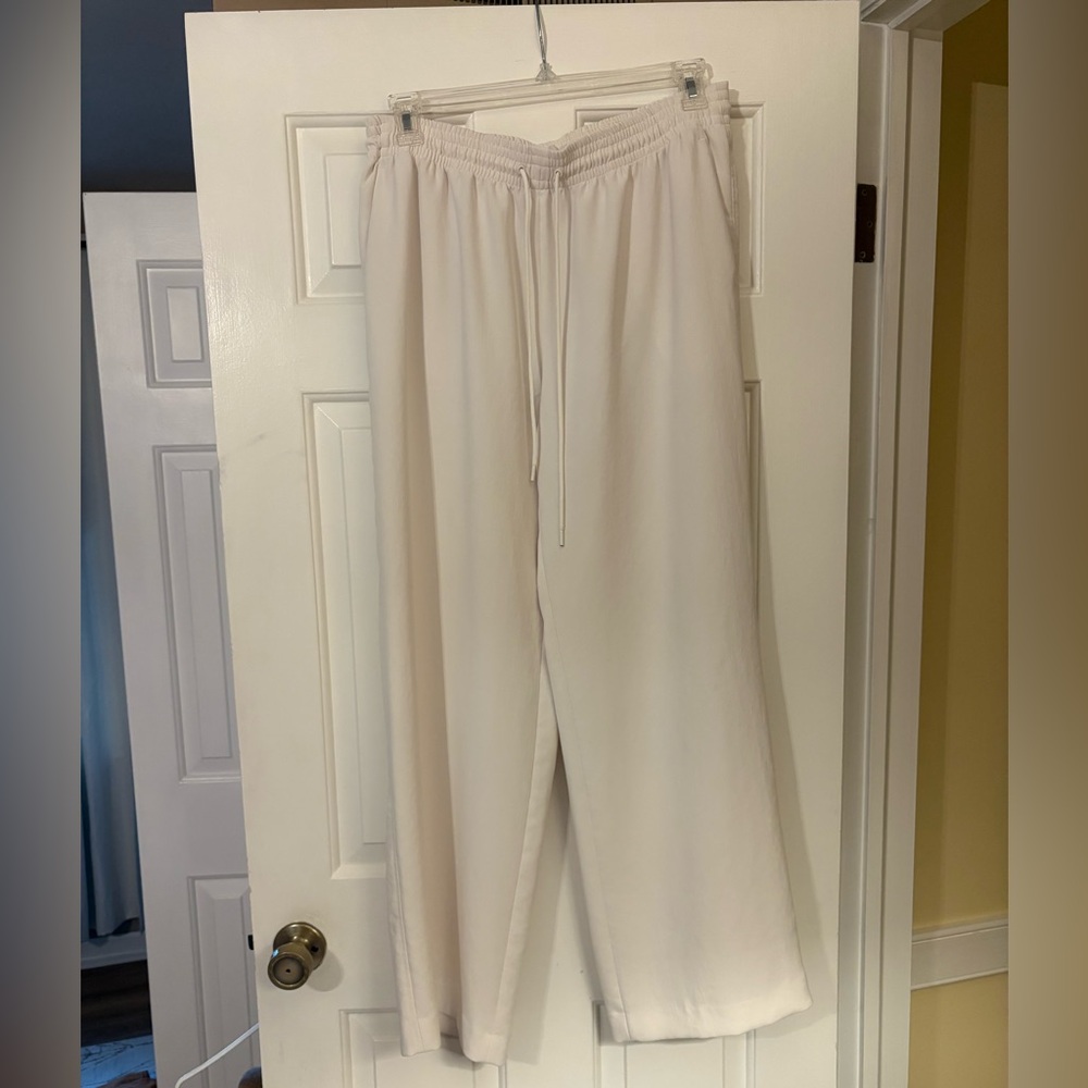 Aritzia Wilfred Lodge Pant Sz L Light Birch